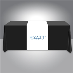 Hyatt logoed table runner. 24" x 72".