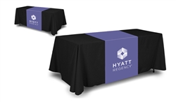 Hyatt branded table runner. 24