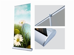 Deluxe Banner and Stand, 33" x 81"  (Stand & Insert)