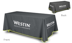 6' logoed table cover. Westin full logo